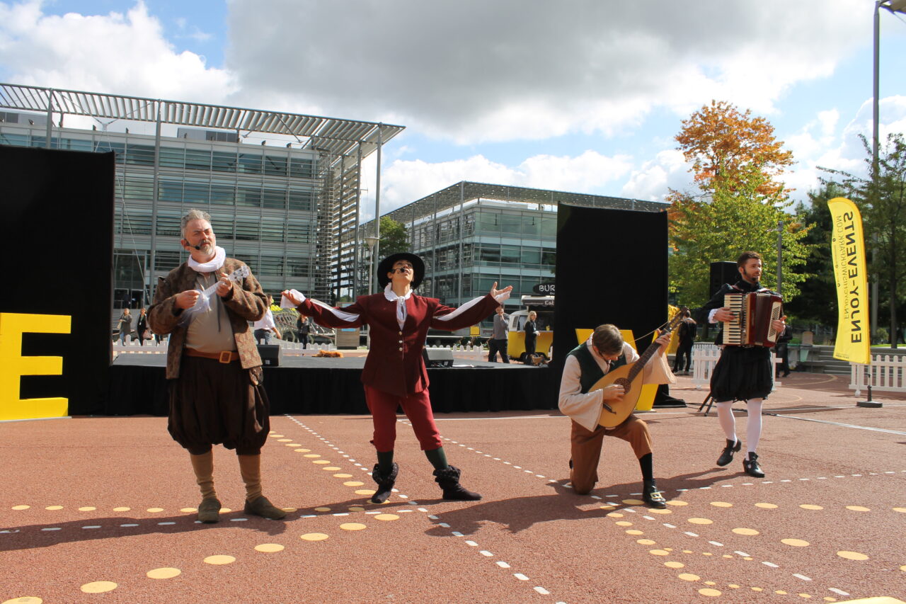 people performing Shakespeare