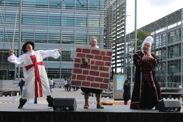 people performing Shakespeare