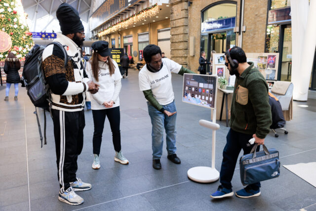 StanbyMe UK Launch promo team at kings cross