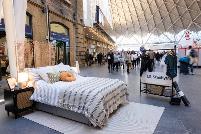 StanbyMe UK Launch bedroom set in kings cross station